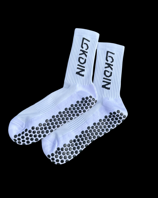 White Grip socks
